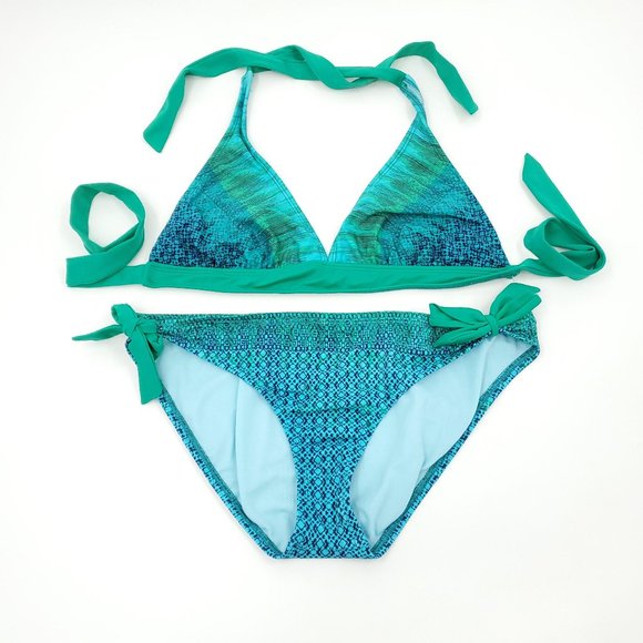 Athleta Other - Athleta Halter Top Rio Vista Bikini Set